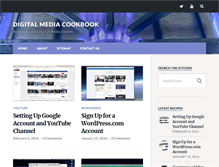Tablet Screenshot of digitalmediacookbook.com